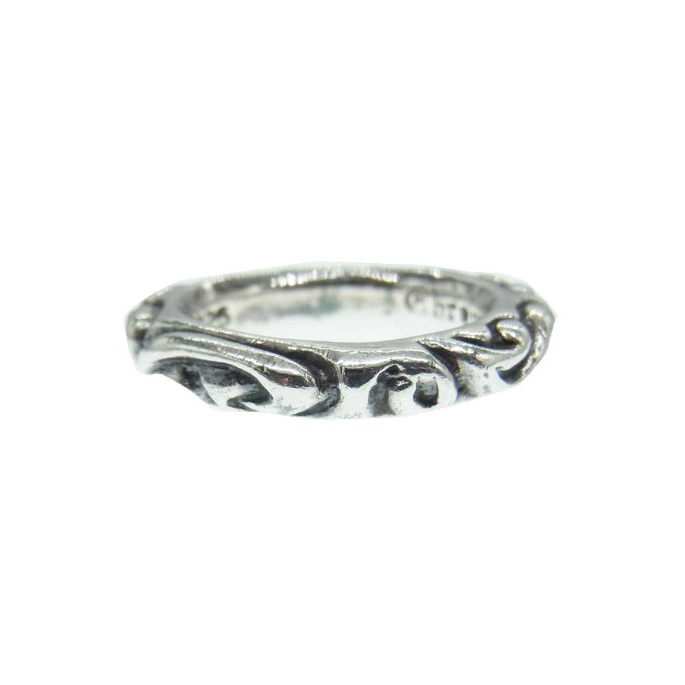 CHROME HEARTS クロムハーツ（原本無） SCRL BAND スクロールバンド リング 16号 シルバー系 16号【中古】