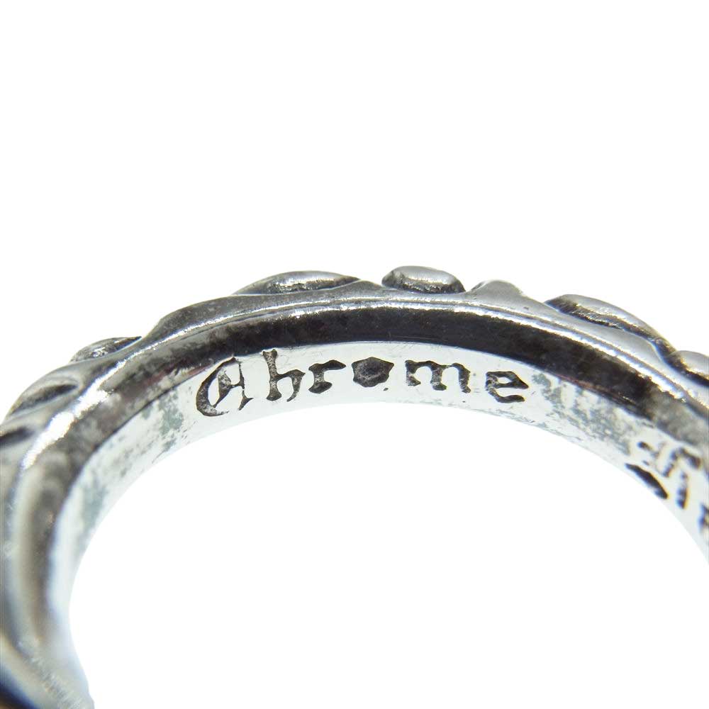 CHROME HEARTS クロムハーツ（原本無） SCRL BAND スクロールバンド リング 16号 シルバー系 16号【中古】