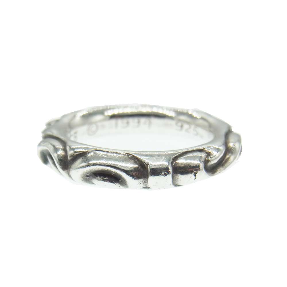 CHROME HEARTS クロムハーツ（原本無） SCRL BAND スクロールバンド リング 19号 シルバー系 19号【中古】