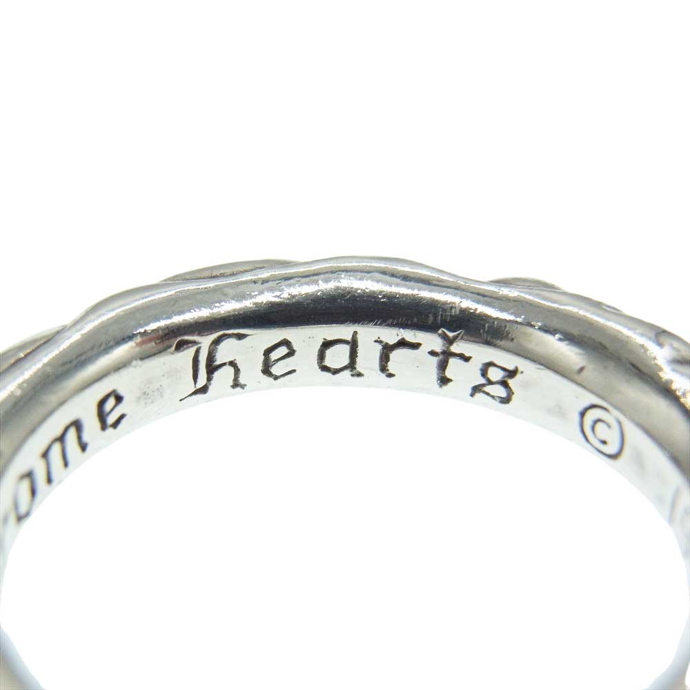 CHROME HEARTS クロムハーツ（原本無） SCRL BAND スクロールバンド リング 19号 シルバー系 19号【中古】