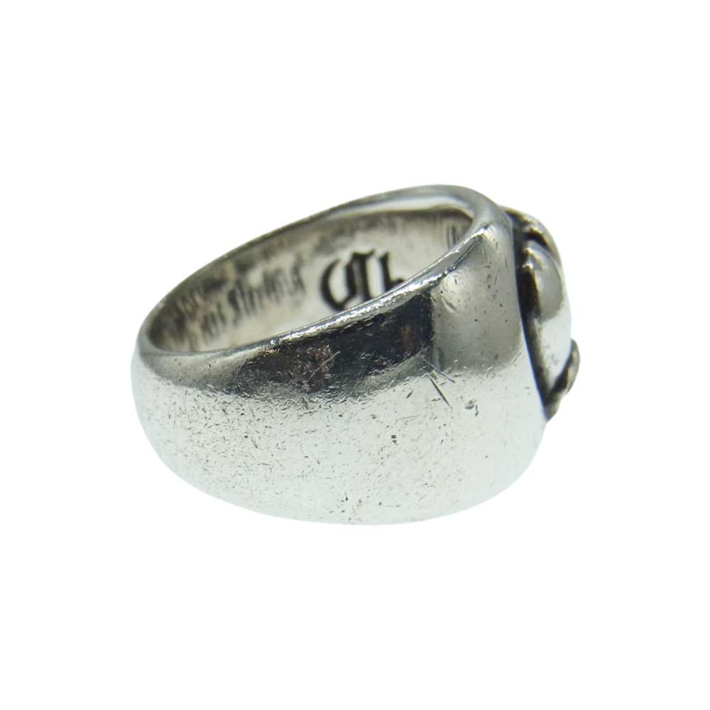 CHROME HEARTS クロムハーツ（原本無） HEART IN BAND ハート イン バンド リング シルバー系 6.5号【中古】