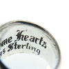CHROME HEARTS クロムハーツ（原本無） HEART IN BAND ハート イン バンド リング シルバー系 6.5号【中古】