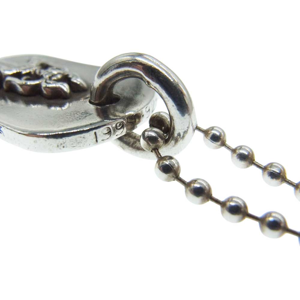 CHROME HEARTS クロムハーツ（原本無） Dogtag SML Raised ドッグタグ スモール レイズド ダガー ペンダントトップ ネックレス シルバー系【中古】