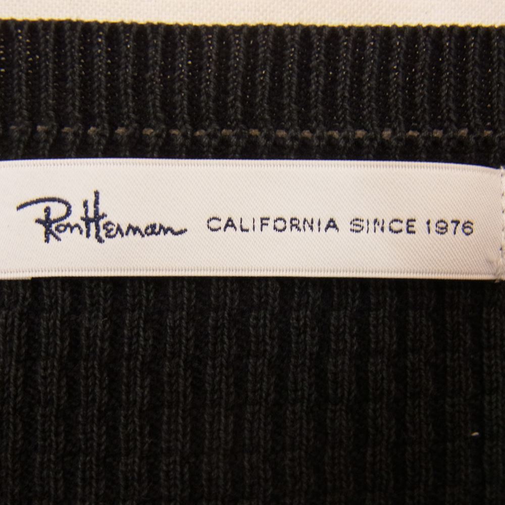Ron Herman ロンハーマン 612080073-1071 サーマル カットソー  ダークグレー系 S【中古】