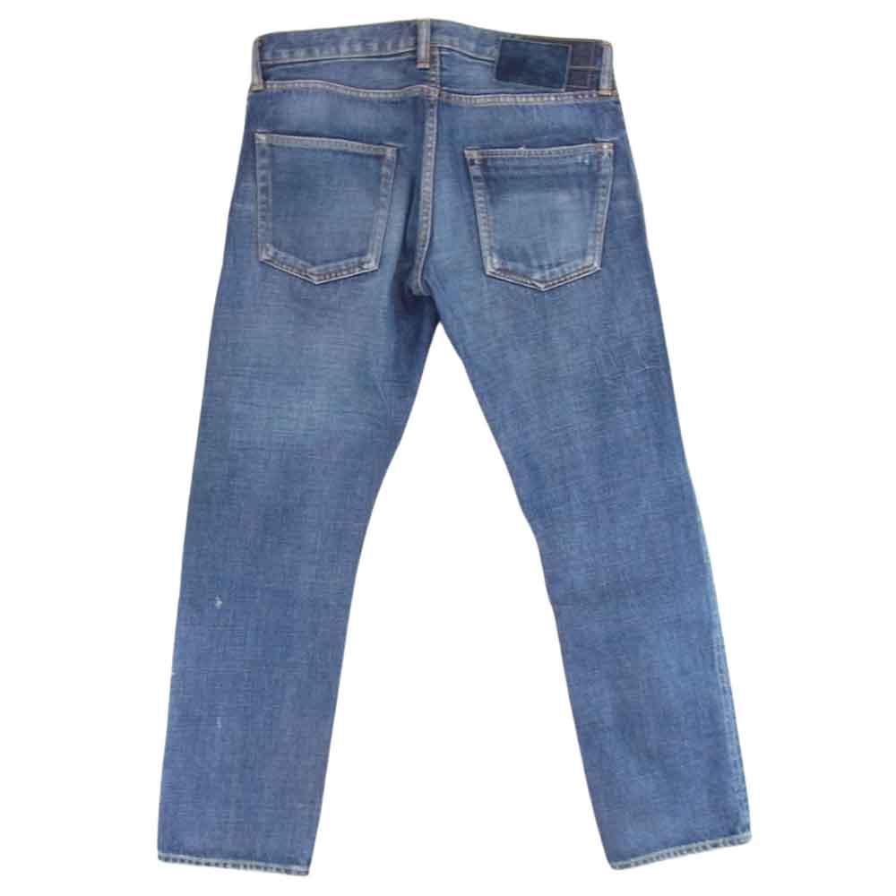 VISVIM ビズビム 0116105005024 SOCIAL SCLPTR 10 DMGD-12 13OZ 藍染め ディアパッチ オリジナル デニム インディゴブルー系 34【美品】【中古】