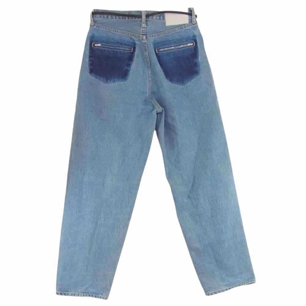 シュタイン 23SS Vintage Reproduction Damage Denim Jeans ヴィンテージ リプロダクション ダメージ デニム ジーンズ インディゴブルー系 S【中古】