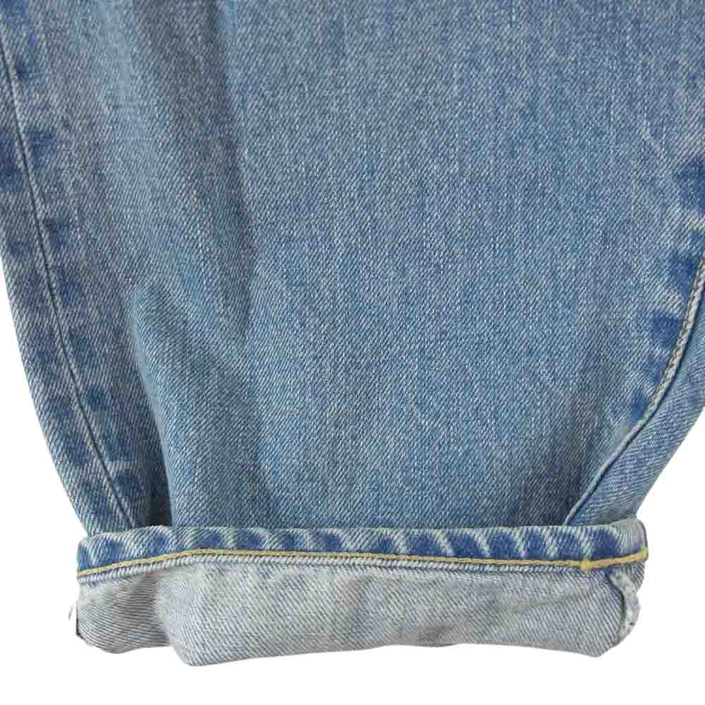 シュタイン 23SS Vintage Reproduction Damage Denim Jeans ヴィンテージ リプロダクション ダメージ デニム ジーンズ インディゴブルー系 S【中古】