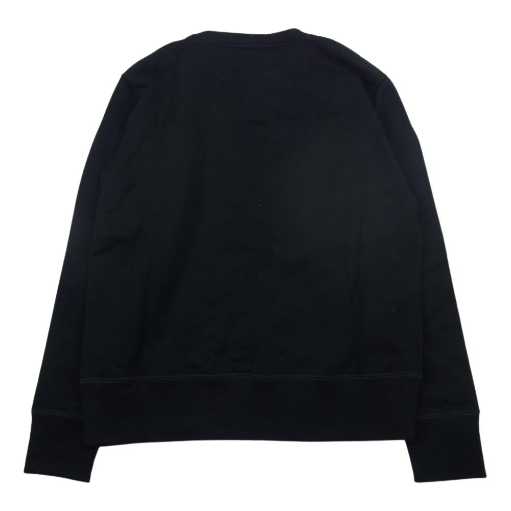 JIL SANDER ジルサンダー 18SS JSUM707002 クルーネック スウェット トレーナー ブラック系 M【美品】【中古】