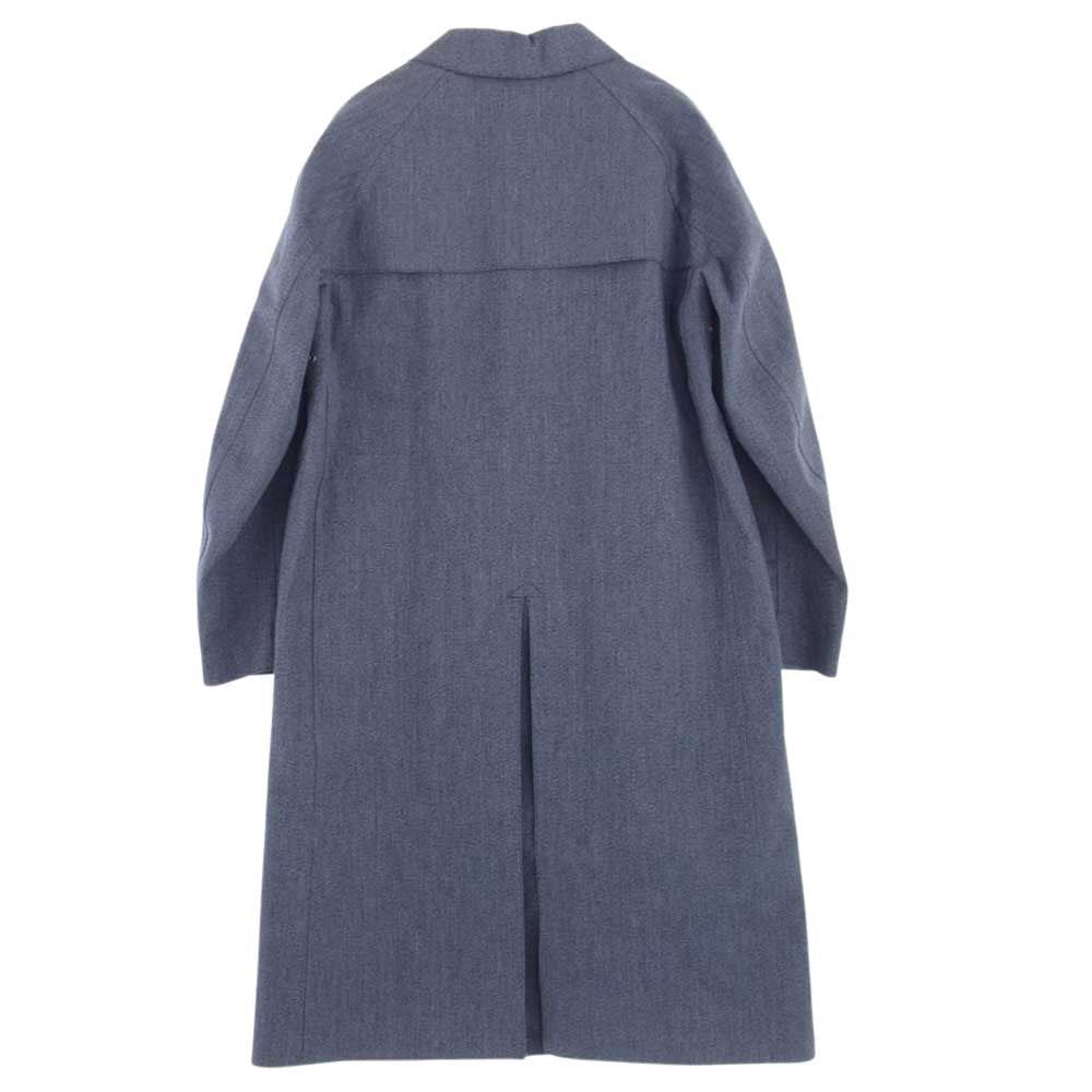 Mackintosh マッキントッシュ × HYKE ハイク MXH-017G 英国製 ゴム引き ライナー付き ステンカラー コート グレー系 2【美品】【中古】