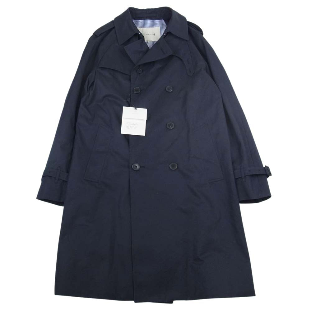 Mackintosh マッキントッシュ GM-011F 国内正規品 英国製 トレンチコート ネイビー系 40【美品】【中古】