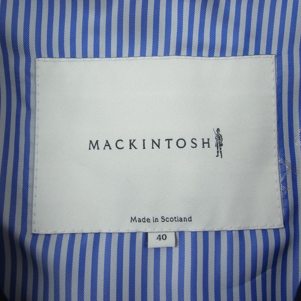 Mackintosh マッキントッシュ GM-011F 国内正規品 英国製 トレンチコート ネイビー系 40【美品】【中古】