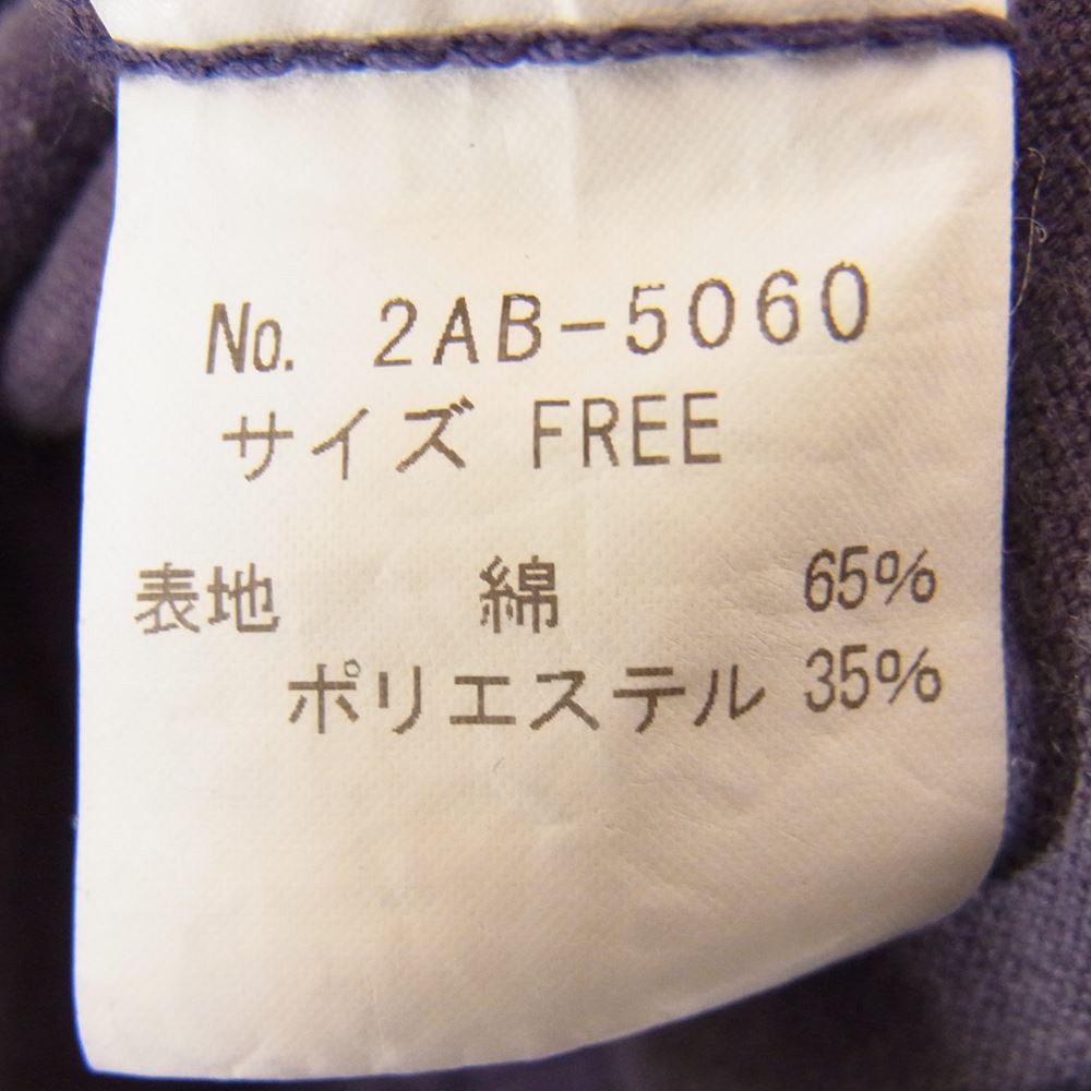 HYSTERIC GLAMOUR ヒステリックグラマー 刺繍 コーデュロイ ジャケット　 パープル系 FREE【中古】