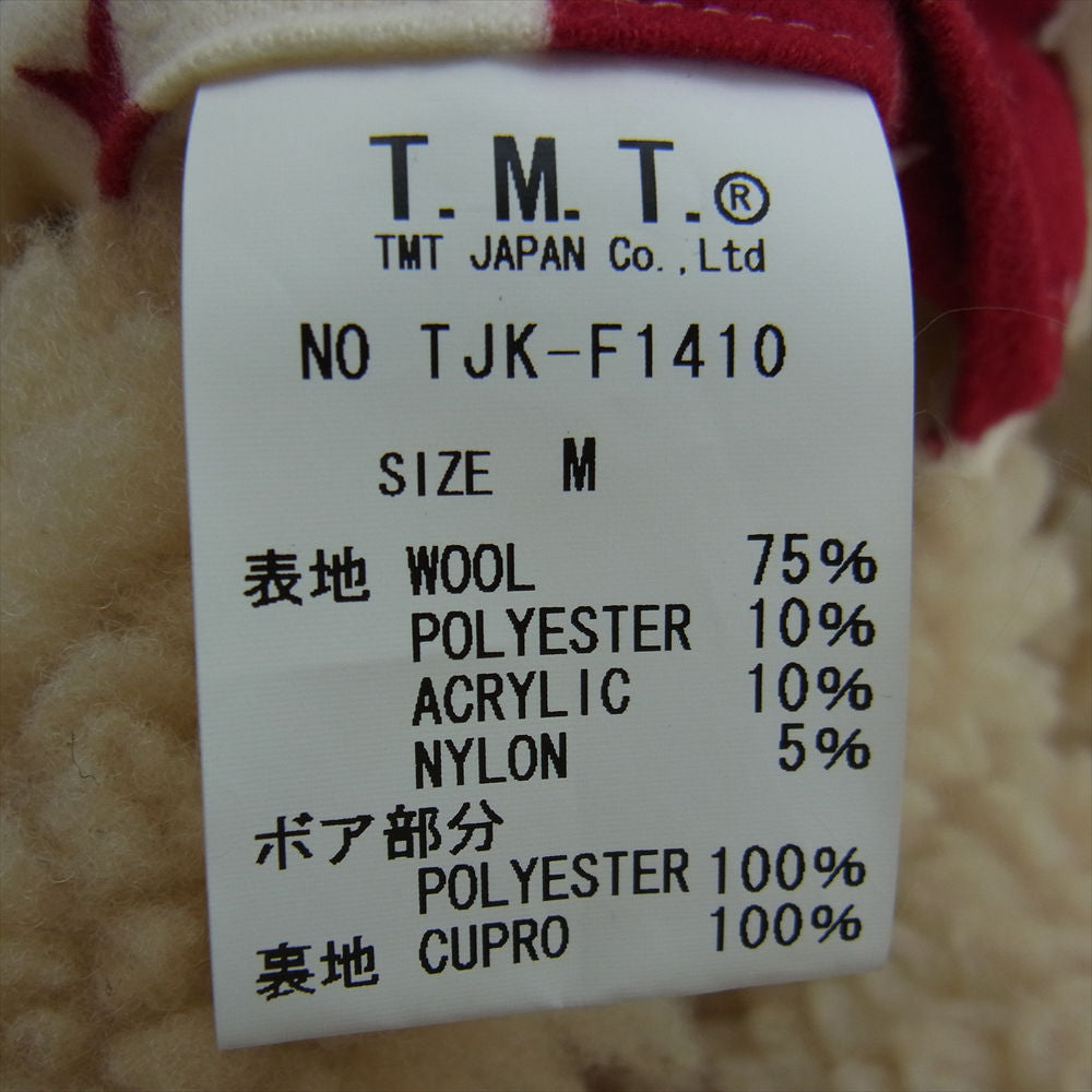 TMT ティーエムティー TJK-F1410 CHECK BOA LUNCH JACKET チェック ボア ランチ ジャケット マルチカラー系 M【中古】