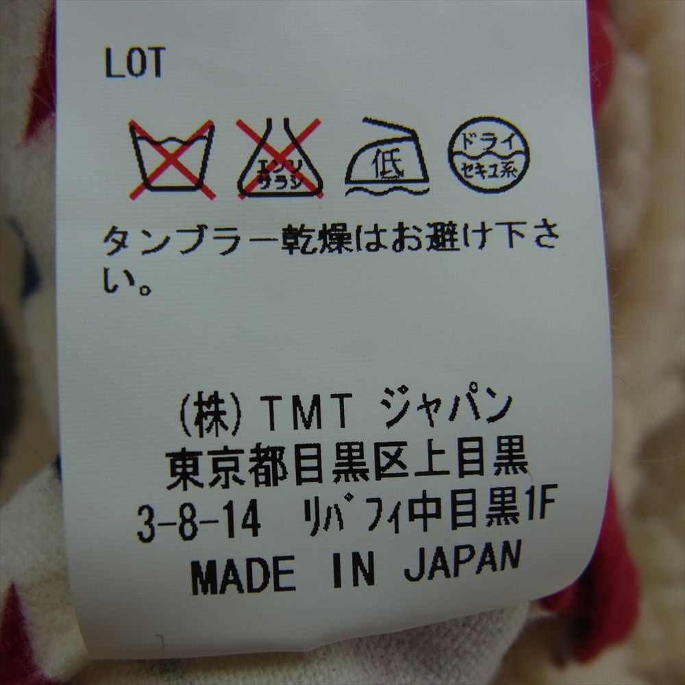 TMT ティーエムティー TJK-F1410 CHECK BOA LUNCH JACKET チェック ボア ランチ ジャケット マルチカラー系 M【中古】