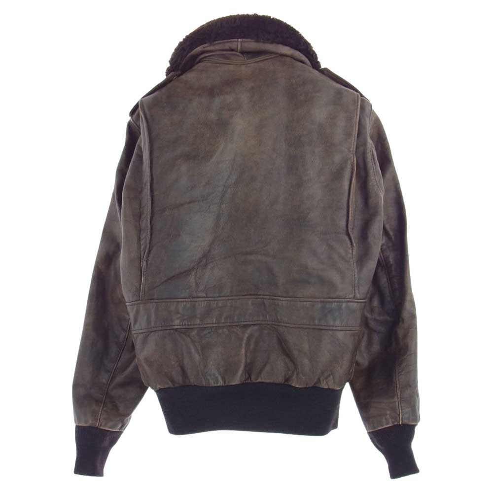 schott ショット G-1 TYPE レザー フライト ジャケット ブラウン系 36【中古】