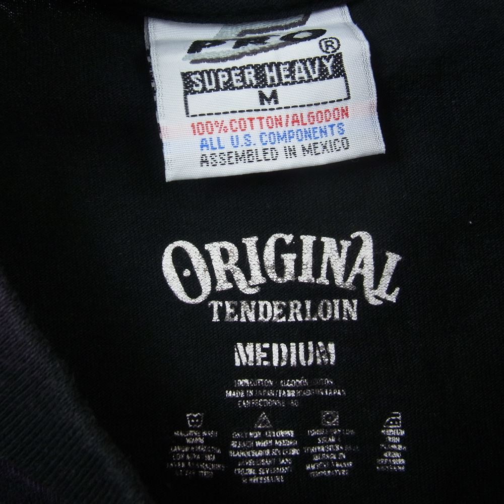 TENDERLOIN テンダーロイン T-TEE B ボルネオスカル ヘビー 半袖 Tシャツ ブラック系 M【中古】