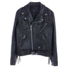 CHROME HEARTS クロムハーツ（原本有） JJ DEAN JJディーン ダブル レザー ライダース ジャケット ブラック系 S【中古】