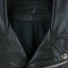 CHROME HEARTS クロムハーツ（原本有） JJ DEAN JJディーン ダブル レザー ライダース ジャケット ブラック系 S【中古】
