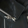 CHROME HEARTS クロムハーツ（原本有） JJ DEAN JJディーン ダブル レザー ライダース ジャケット ブラック系 S【中古】