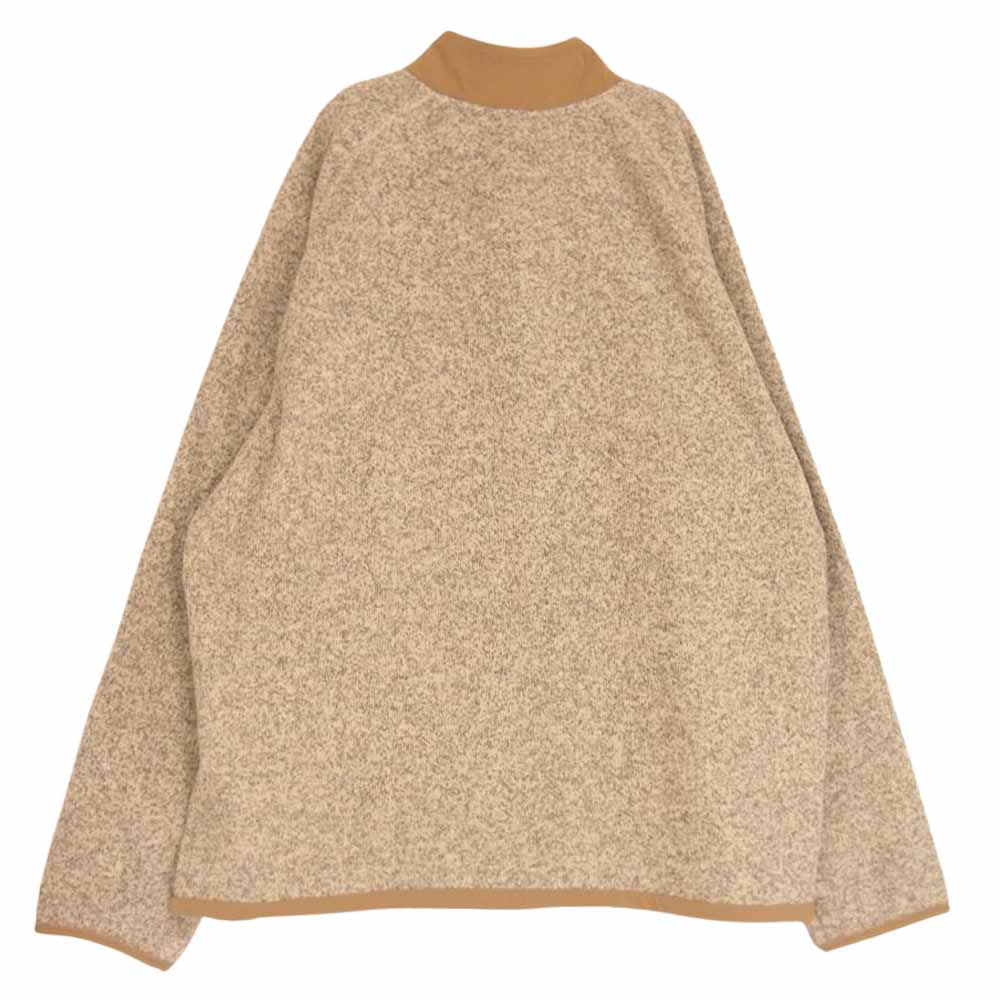 THE NORTH FACE ノースフェイス NF0A5GL2 GORDON LYONS 1/4 ZIP PULLOVER ゴードン リヨン ライオン 1/4ジップ プルオーバー フリース ジャケット ベージュ系 グレー系 XL【極上美品】【中古】