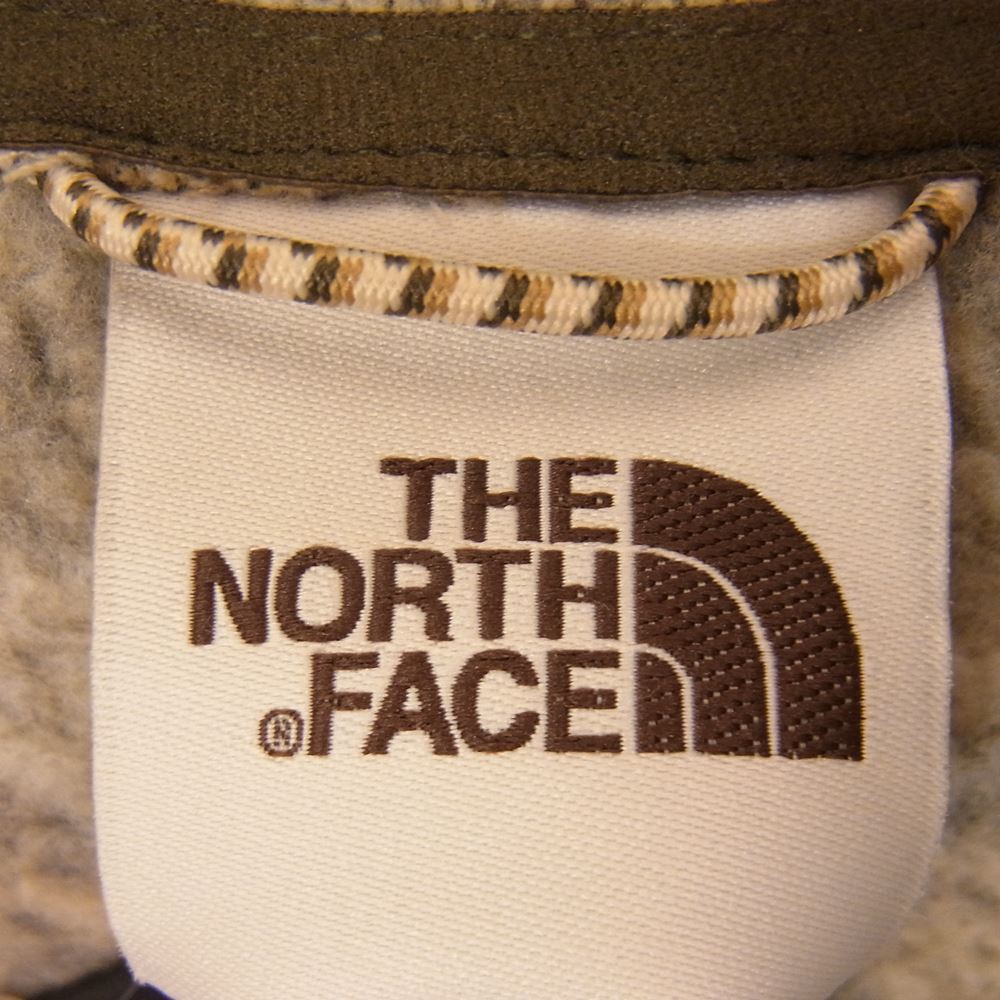THE NORTH FACE ノースフェイス NF0A5GL2 GORDON LYONS 1/4 ZIP PULLOVER ゴードン リヨン ライオン 1/4ジップ プルオーバー フリース ジャケット ベージュ系 グレー系 XL【極上美品】【中古】