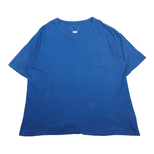 VISVIM ビズビム  21SS  0121105010024 JUMBO TEE ジャンボ オーバーサイズ Tシャツ ブルー系 4【中古】