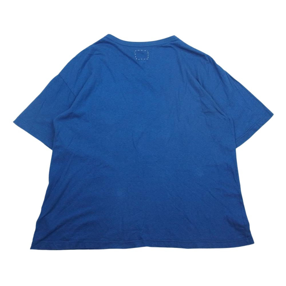 VISVIM ビズビム  21SS  0121105010024 JUMBO TEE ジャンボ オーバーサイズ Tシャツ ブルー系 4【中古】