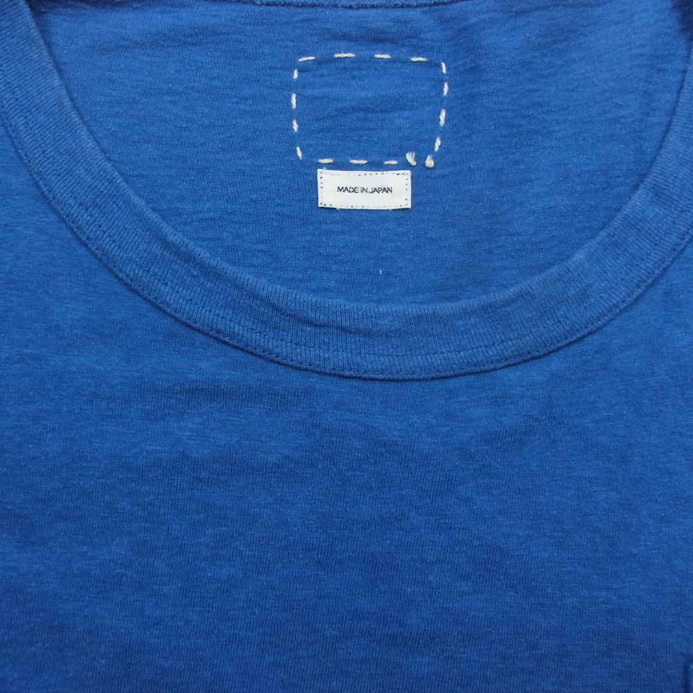 VISVIM ビズビム  21SS  0121105010024 JUMBO TEE ジャンボ オーバーサイズ Tシャツ ブルー系 4【中古】