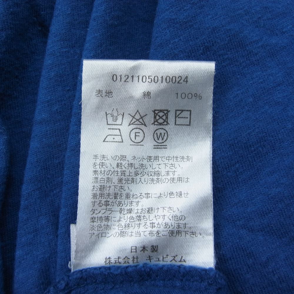 VISVIM ビズビム  21SS  0121105010024 JUMBO TEE ジャンボ オーバーサイズ Tシャツ ブルー系 4【中古】