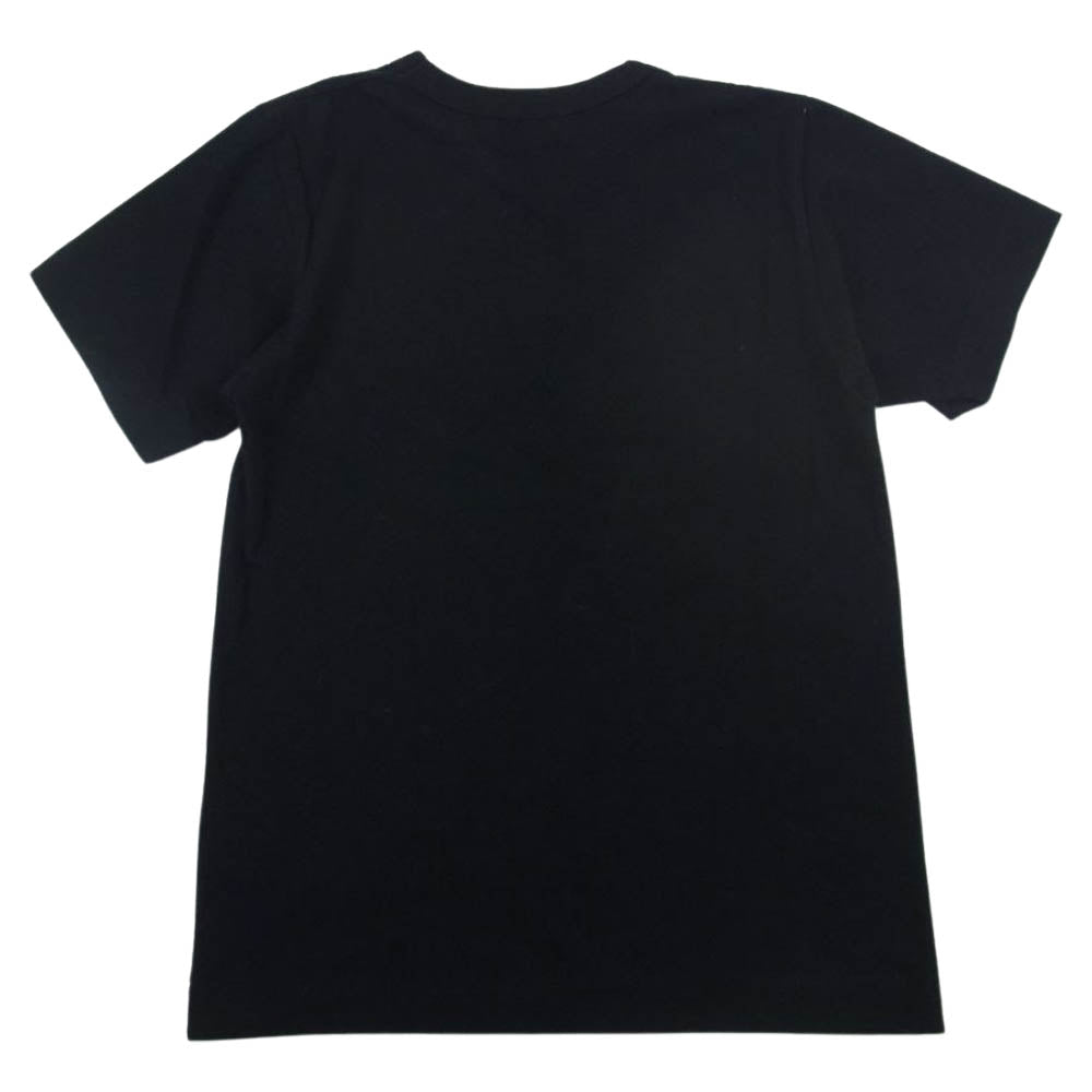 PLAY COMME des GARCONS プレイコムデギャルソン AZ-T215 AD2021 GOLD EMBLEM T-SHIRT ゴールド エンブレム 半袖 Tシャツ ブラック系 M【中古】