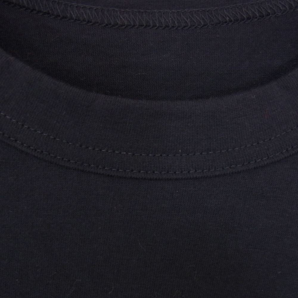 Sacai サカイ SCW-025 サイド プリーツ ジップ 半袖 Tシャツ ネイビー系 1【中古】