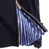 Sacai サカイ SCW-025 サイド プリーツ ジップ 半袖 Tシャツ ネイビー系 1【中古】