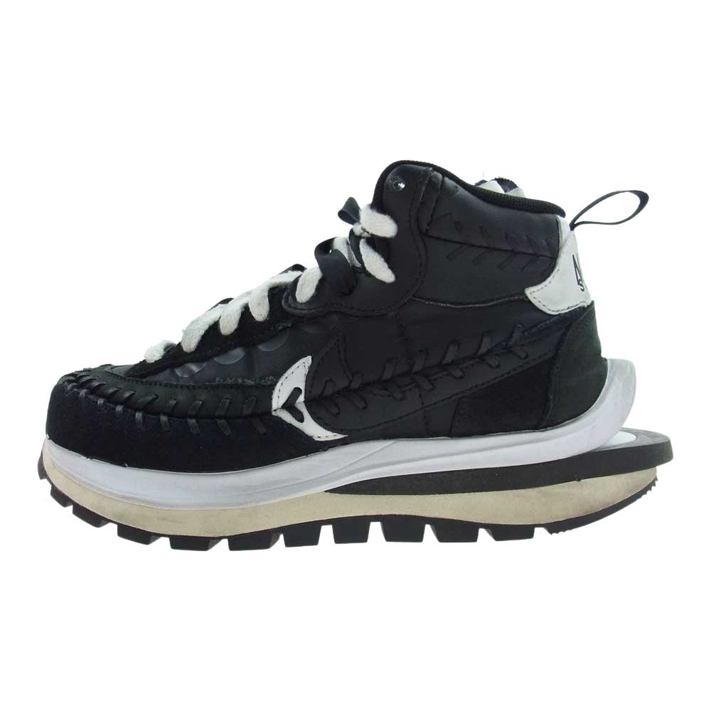 NIKE ナイキ DH9186-001 × sacai サカイ Jean Paul Gaultier Vaporwaffle Mix Black ジャン ポール ゴルチエ ヴェイパーワッフル スニーカー ブラック系 ホワイト系 22.5cm【中古】