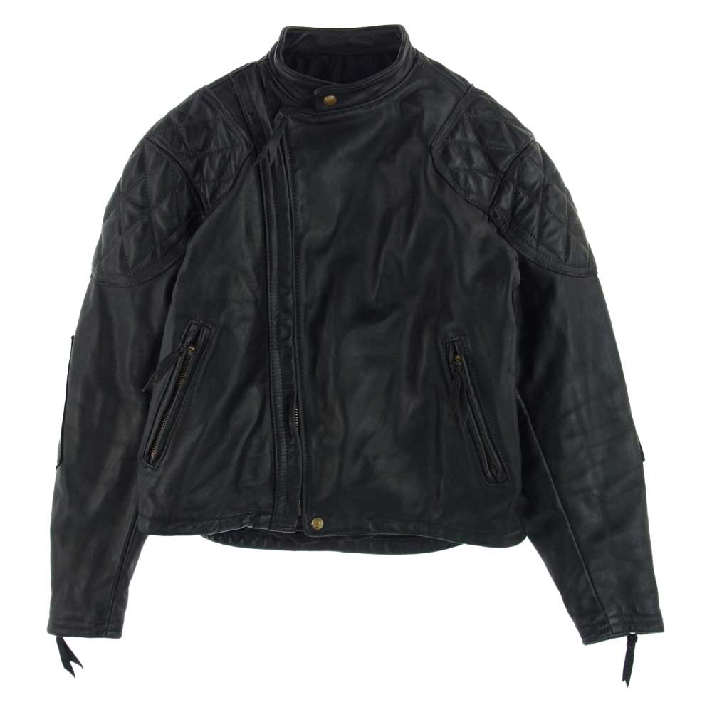 LANGLITZ LEATHERS ラングリッツレザーズ PADDED CASCADE キャスケード パデッド ライダース ジャケット  ブラック系【中古】