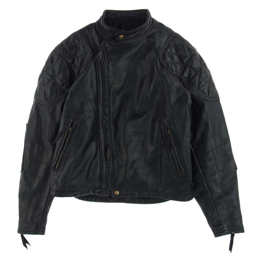 LANGLITZ LEATHERS ラングリッツレザーズ PADDED CASCADE キャスケード パデッド ライダース ジャケット  ブラック系【中古】