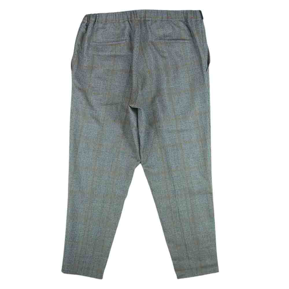 GRAPHPAPER グラフペーパー GM184-40507 Glencheck Wool Cook Pants