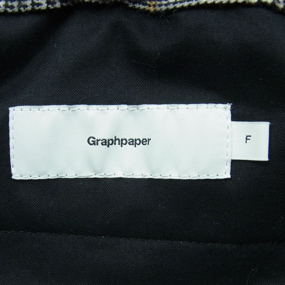 GRAPHPAPER グラフペーパー GM184-40507 Glencheck Wool Cook