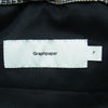 GRAPHPAPER グラフペーパー GM184-40507 Glencheck Wool Cook Pants グレンチェック パンツ 日本製 グレー系 F【中古】