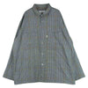 GRAPHPAPER グラフペーパー GM184-50506 GLENCHECK WOOL L/S BOX SHIRT ボックス シャツ 長袖 グレー系 2【中古】