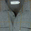 GRAPHPAPER グラフペーパー GM184-50506 GLENCHECK WOOL L/S BOX SHIRT ボックス シャツ 長袖 グレー系 2【中古】