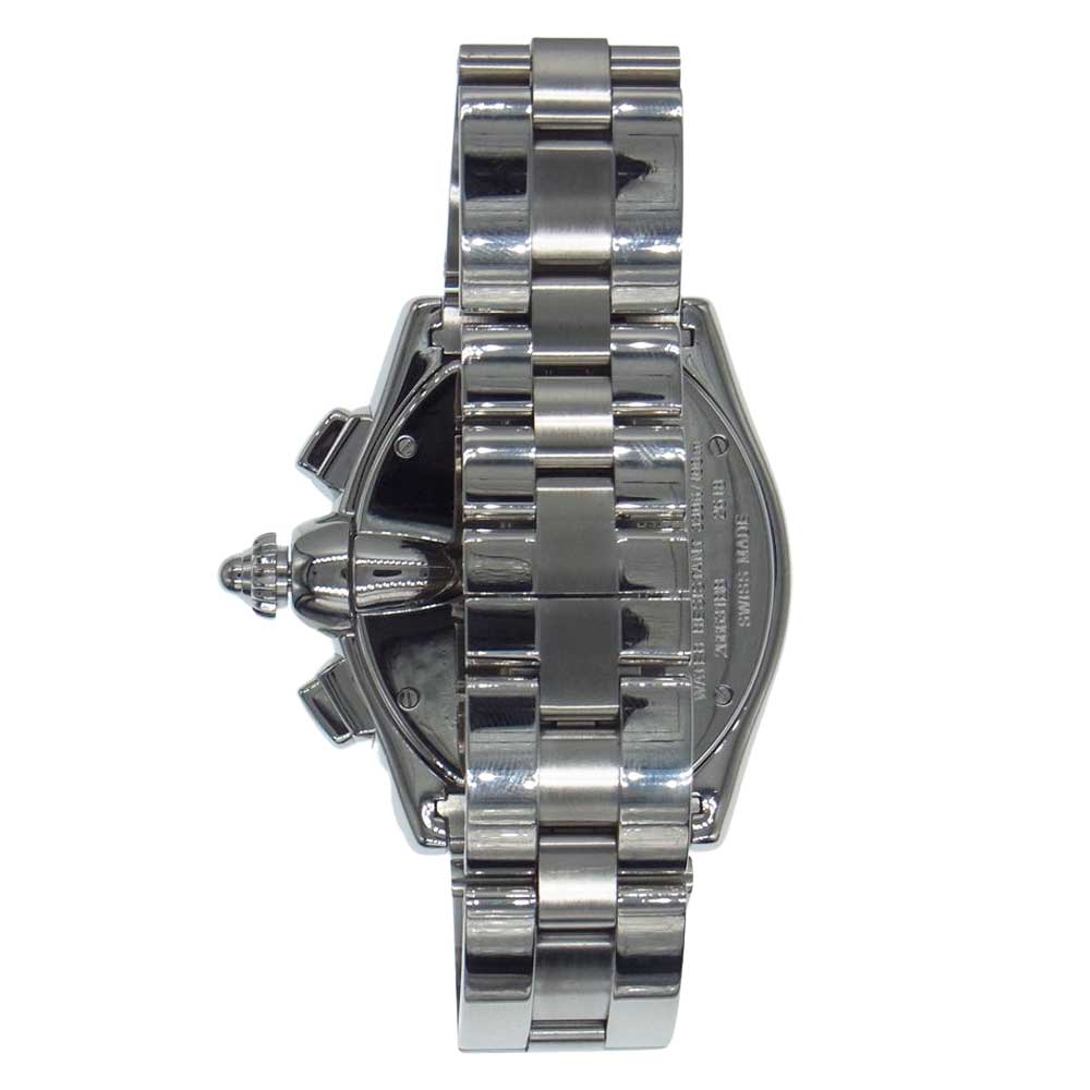 CARTIER カルティエ W62020X6 【新品仕上げ済】ロードスター クロノグラフ SS ステンレス オートマチック 自動巻き ウォッチ 時計 シルバー系【極上美品】【中古】