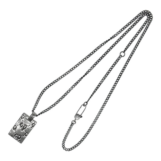 GUCCI グッチ ゴーストプレート ネックレス Ag925 シルバー系【中古】