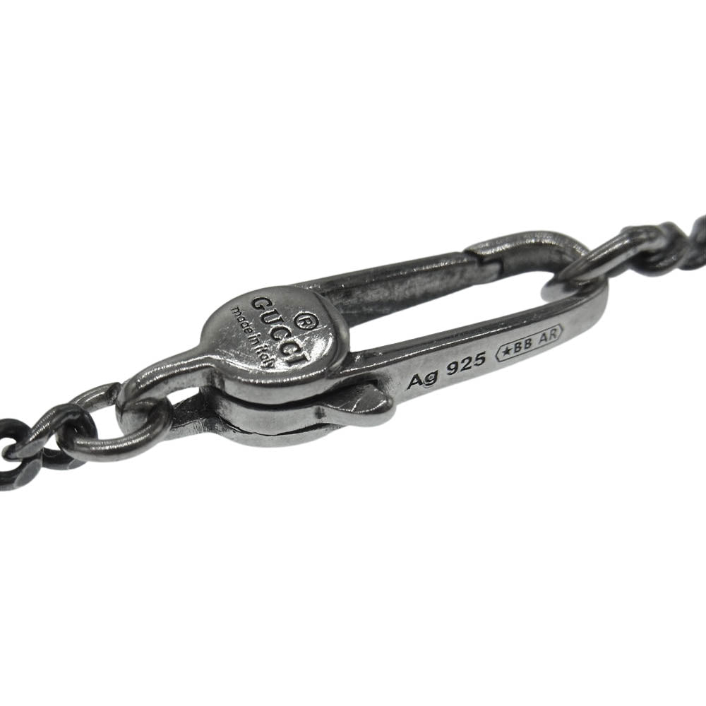 GUCCI グッチ ゴーストプレート ネックレス Ag925 シルバー系【中古】