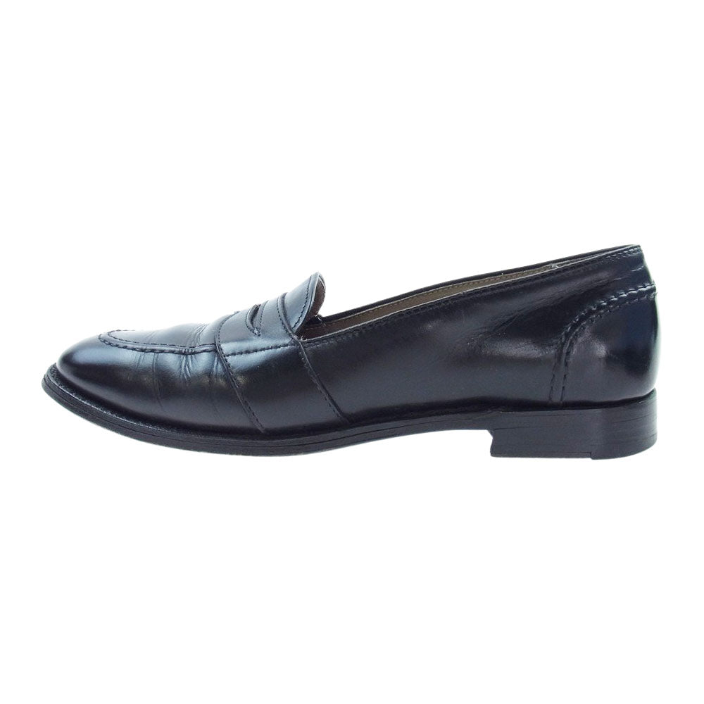 ALDEN オールデン 681 コイン ローファー レザー シューズ 革靴 ブラック系 9【中古】