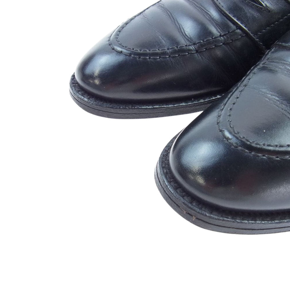 ALDEN オールデン 681 コイン ローファー レザー シューズ 革靴 ブラック系 9【中古】