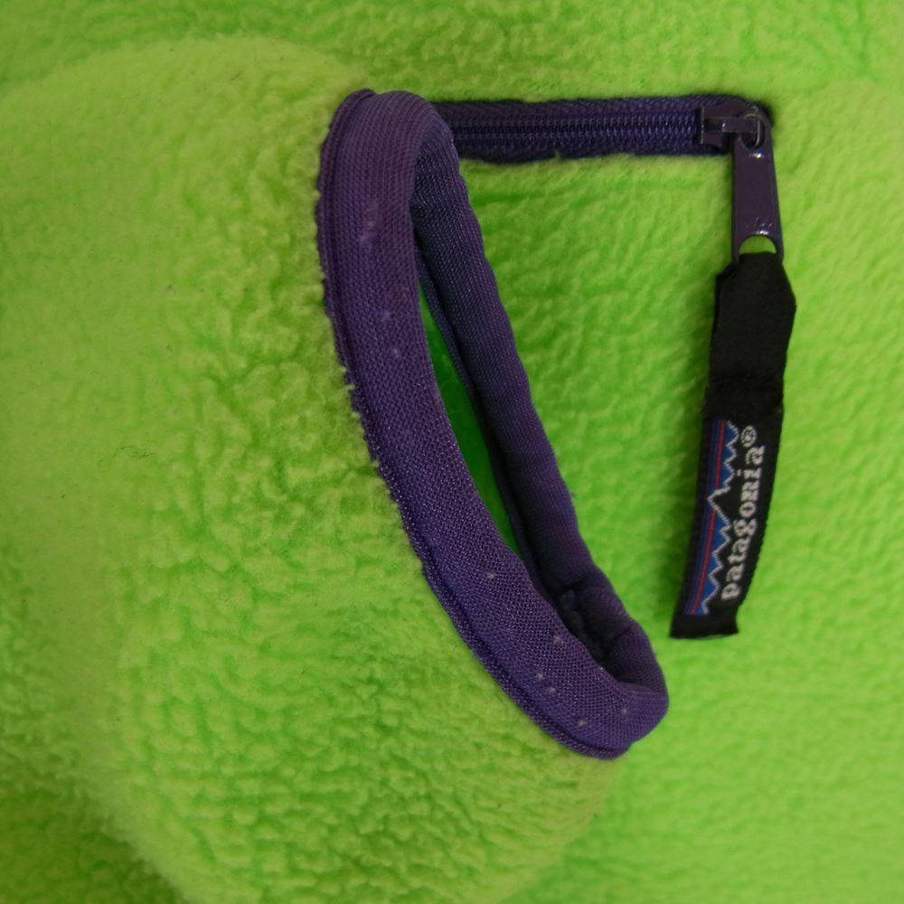 patagonia パタゴニア 25501 USA製 80s シンチラ フリース ジャケット 蛍光グリーン L【中古】