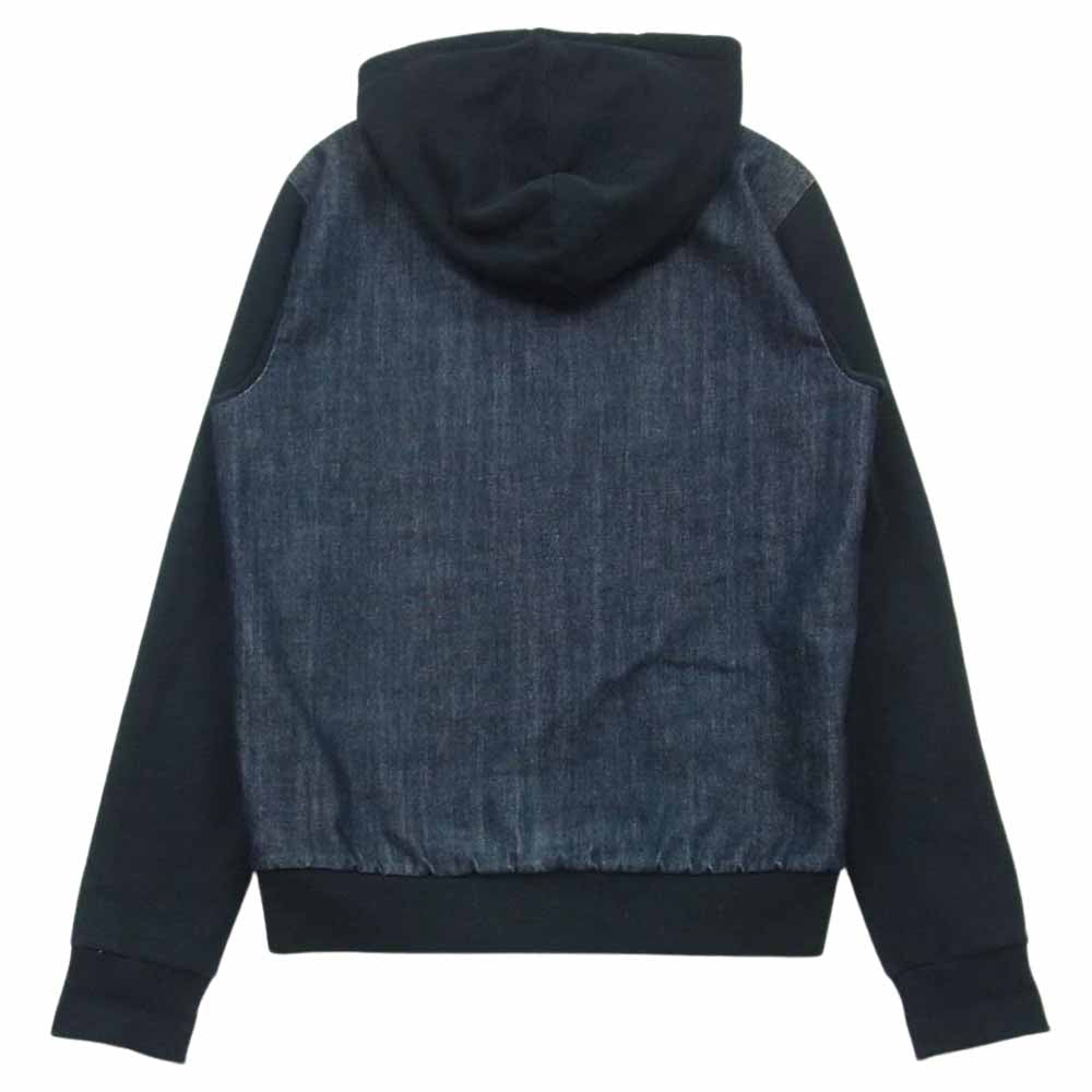 MARTIN MARGIELA マルタンマルジェラ 14SS S50GU0005 デニム 切替 パーカー フルジップ ブルゾン インディゴブルー系 46【中古】