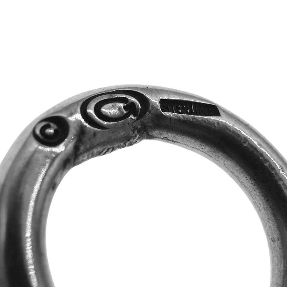 GABOR ガボール ギャランティー 付 Bulldog With Boat Neck Pendant ブルドッグ ヘッド ペンダントトップ シルバー系【中古】