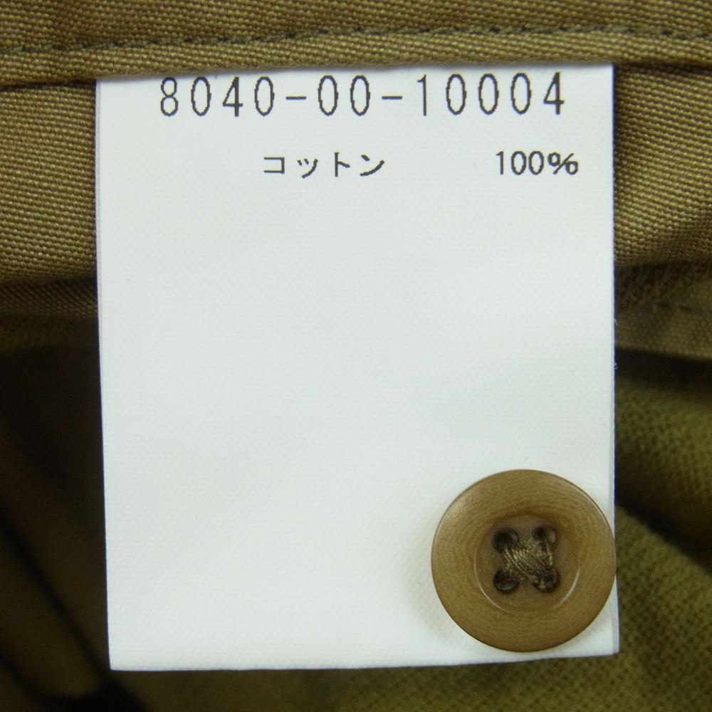 Nigel Cabourn ナイジェルケーボン 20SS 8040-00-10004-2-4 1940s ARMY MIX SHIRT アーミー ミックス 長袖 シャツ カーキ系 オリーブ系 50【極上美品】【中古】