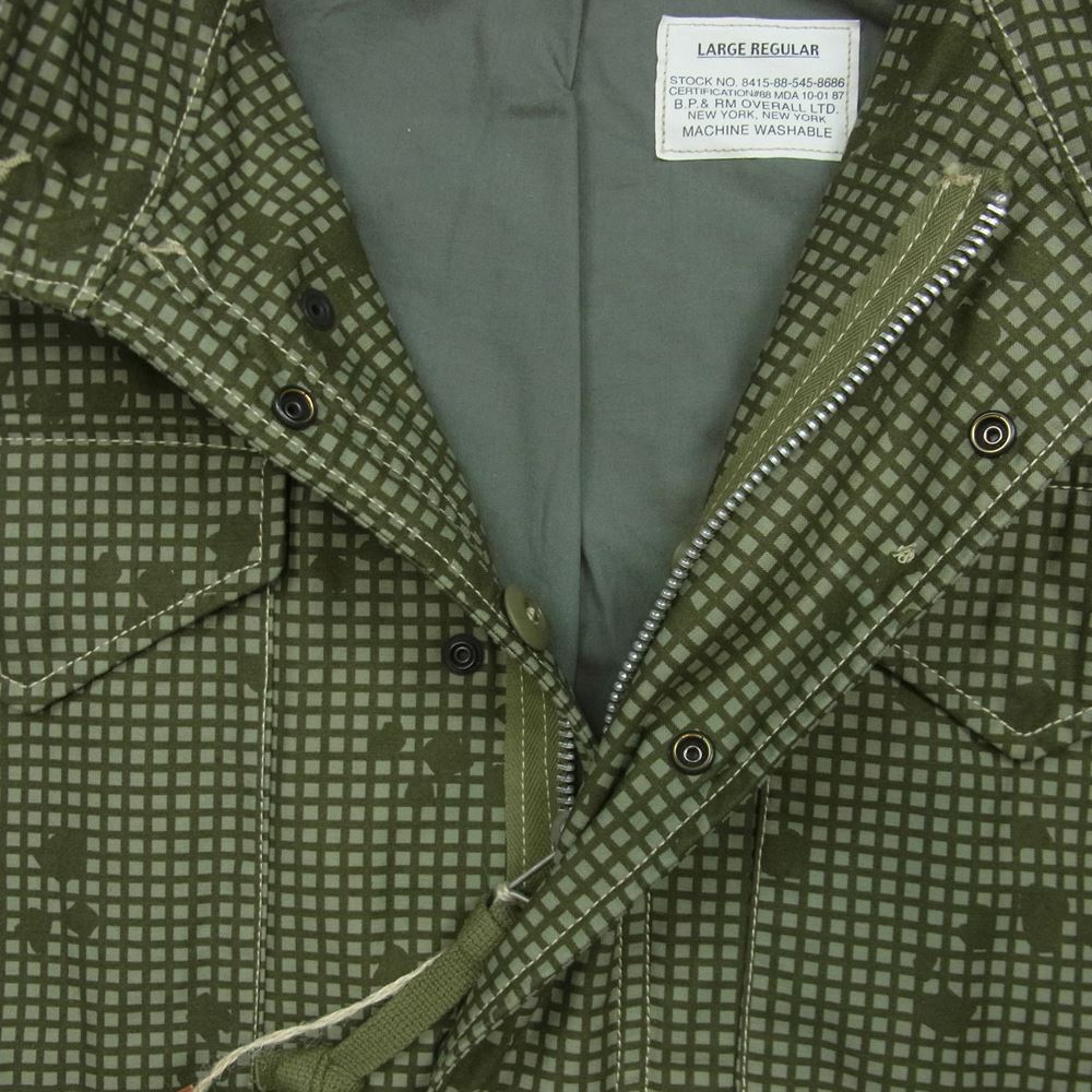 COLIMBO コリンボ ZT-0116 M-65 HAMILTON FIELD COAT N.CAMO ナイトカモ フィールド ジャケット カーキ系 グリーン系 L【極上美品】【中古】